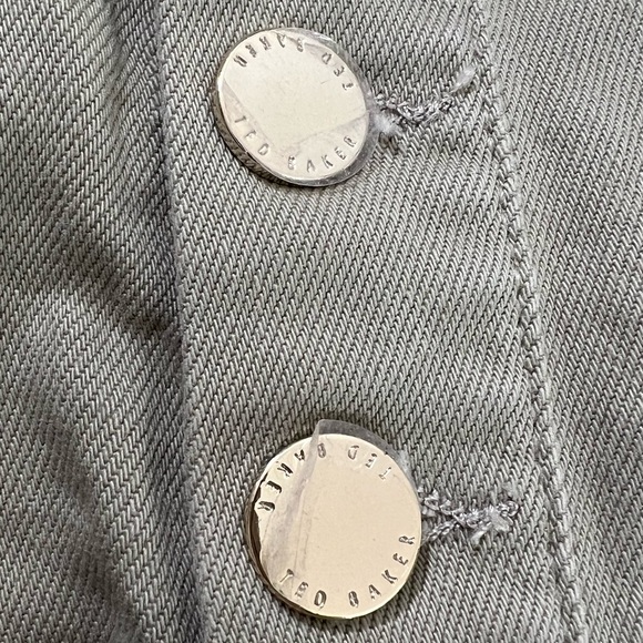 Ted Baker London khaki green paper bag shorts size 32 - Picture 8 of 10